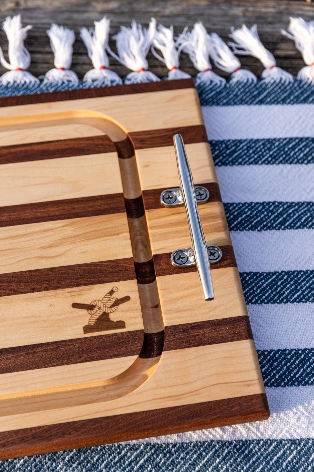 Nautical Cleat Steak Board by Soundview Millworks-Accessories-Bitter End Provisions