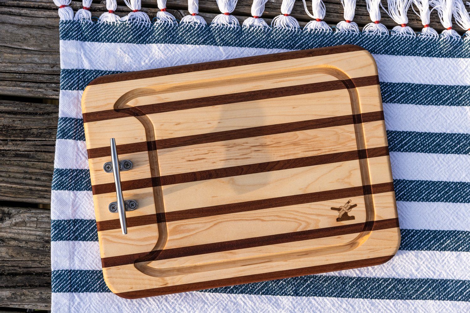 Nautical Cleat Steak Board by Soundview Millworks-Accessories-Bitter End Provisions