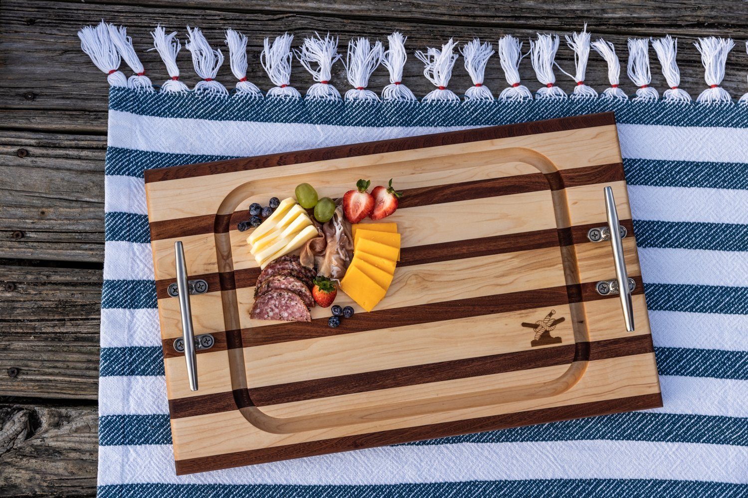 Nautical Cleat Appetizer Board by Soundview Millworks-Accessories-Bitter End Provisions