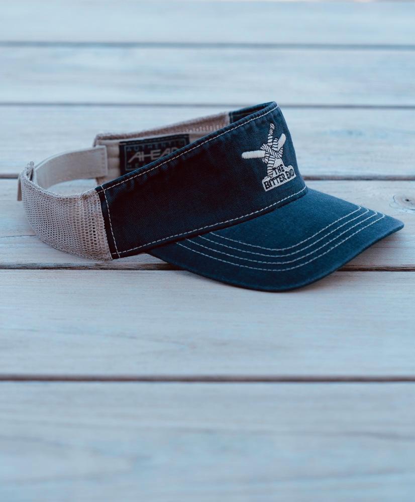 Bitter End Provisions Old School Cleat Visor | Various Colors - One Size Navy | A Brand by Bitter End Yacht Club