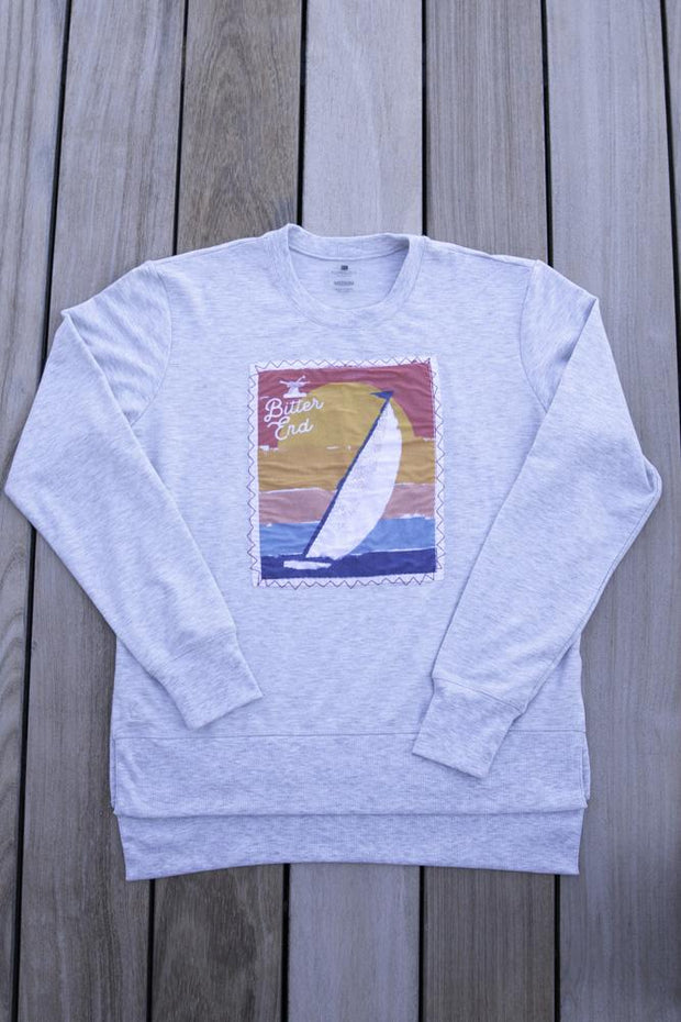Sunset Sail Patch Crewneck-Tops-Bitter End Provisions