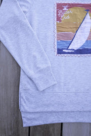 Sunset Sail Patch Crewneck-Tops-Bitter End Provisions