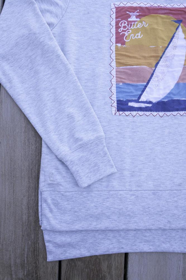 Sunset Sail Patch Crewneck-Tops-Bitter End Provisions