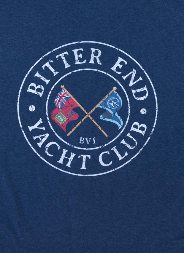 Men's Navy Cross Flags Tee | Bitter End Provisions