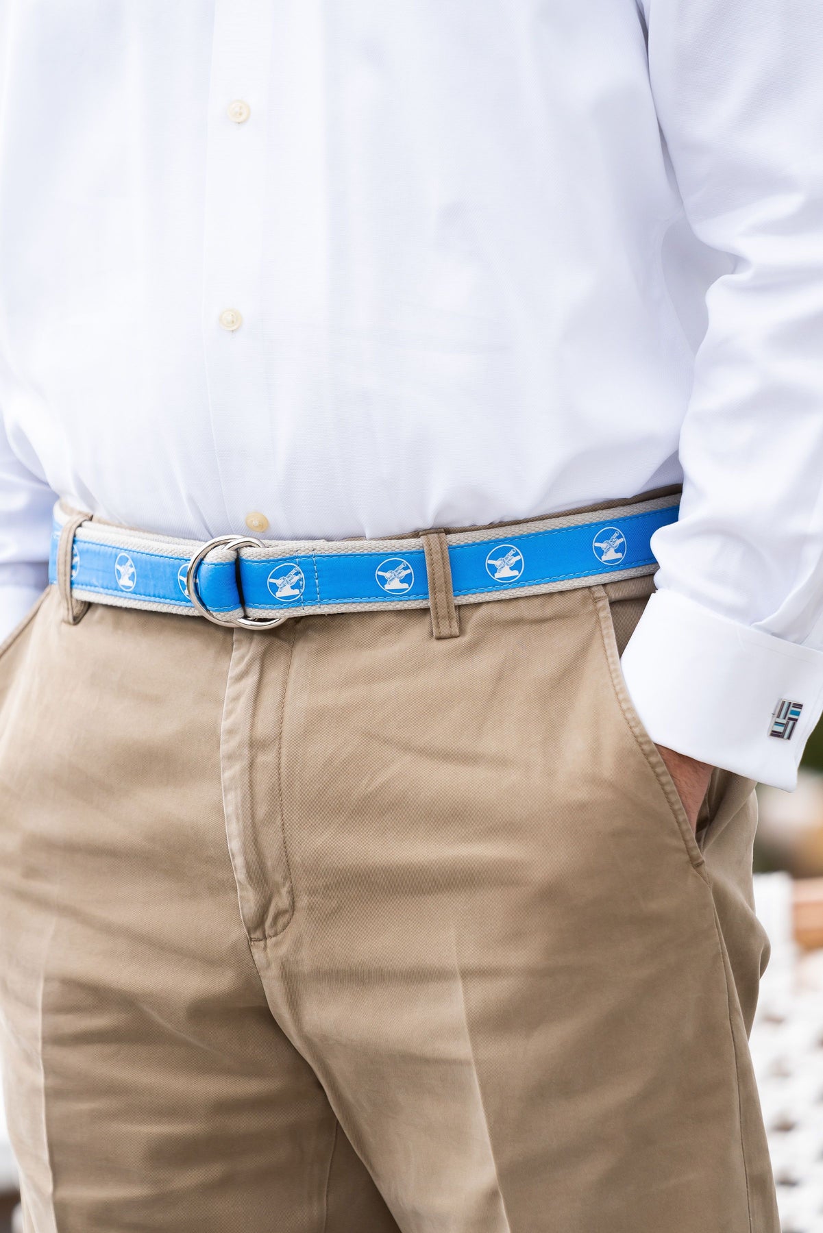 Nautical Cleat Men's Belt Bitter End Provisions - Main Image