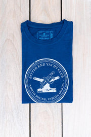 Men's Bitter End Classic Tee | Navy-Tops-Bitter End Provisions