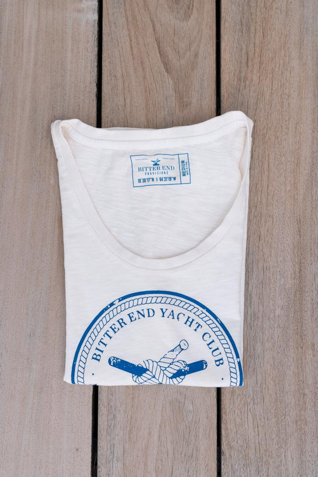 Women's Bitter End Classic Tee | Warm White-Tops-Bitter End Provisions