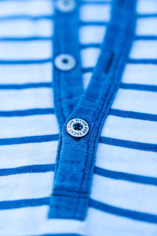 Women's Jibe Ho Jersey | Indigo Stripes-Tops-Bitter End Provisions