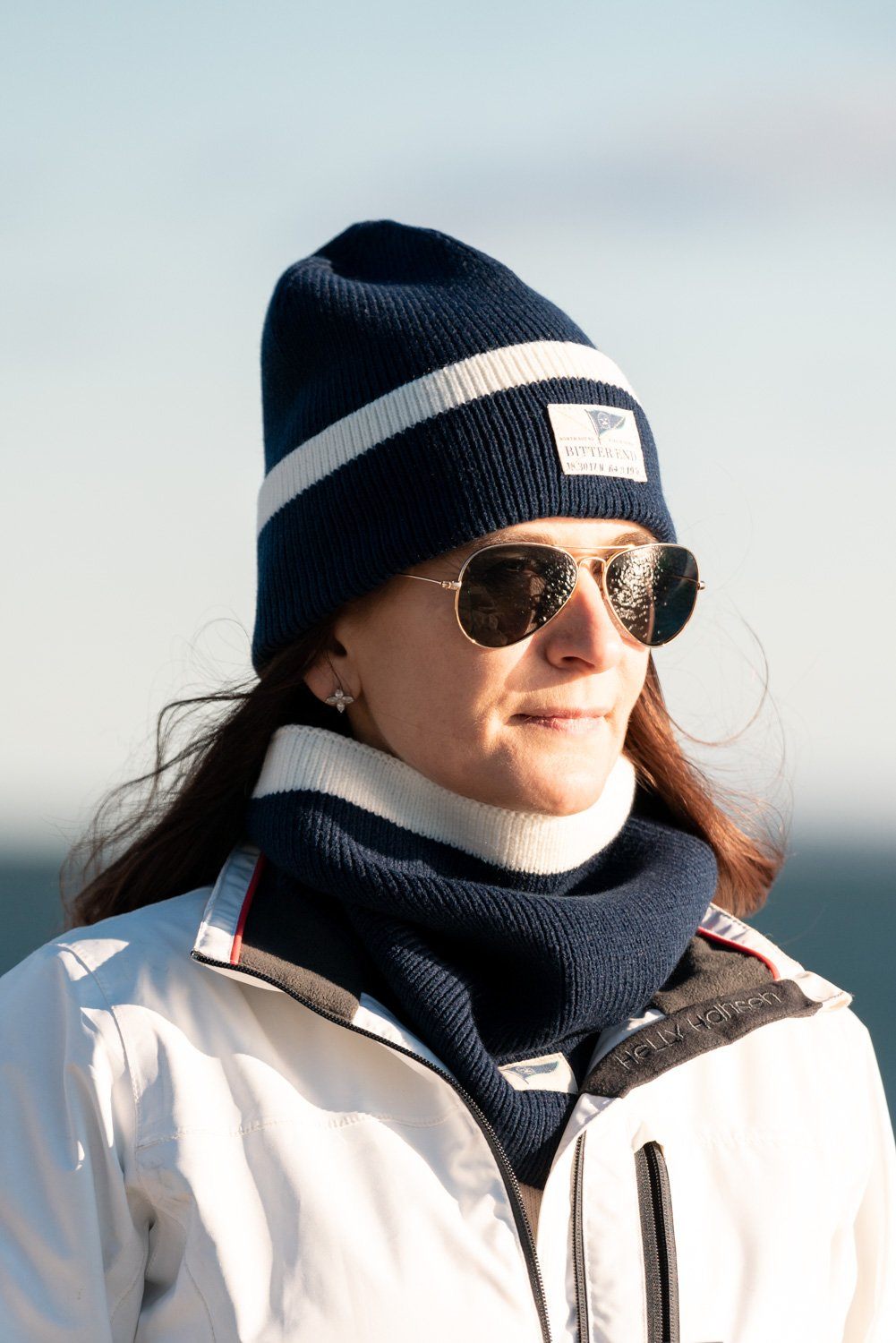 Navy Knit Neck Warmer (Unisex)-Accessories-Bitter End Provisions