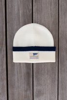 Ivory Knit Burgee Beanie (Unisex)-Accessories-Bitter End Provisions