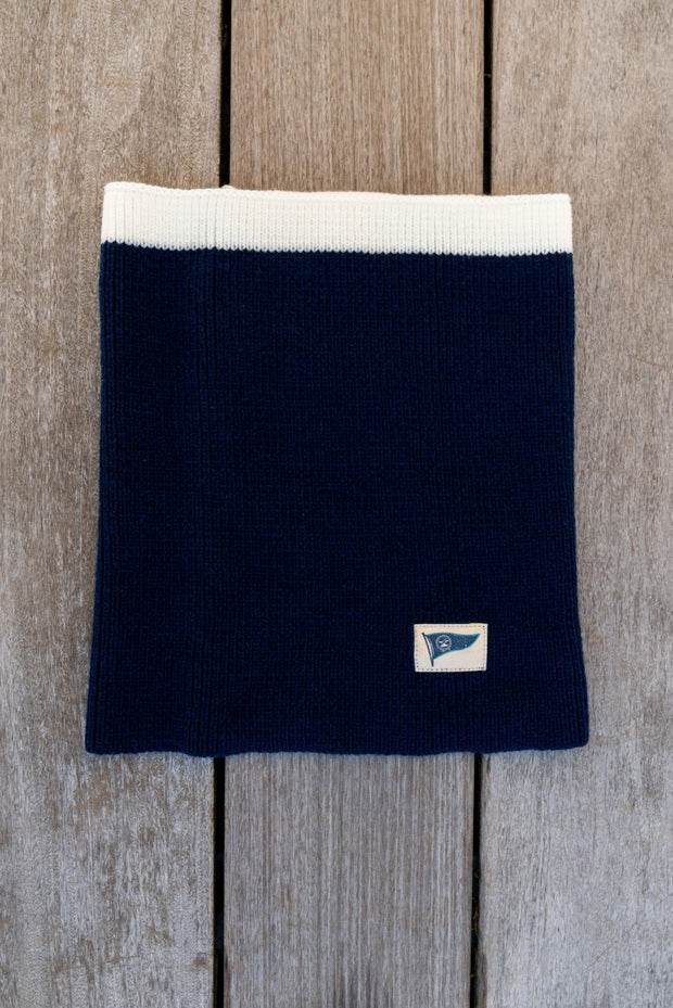 Navy Knit Neck Warmer (Unisex)-Accessories-Bitter End Provisions
