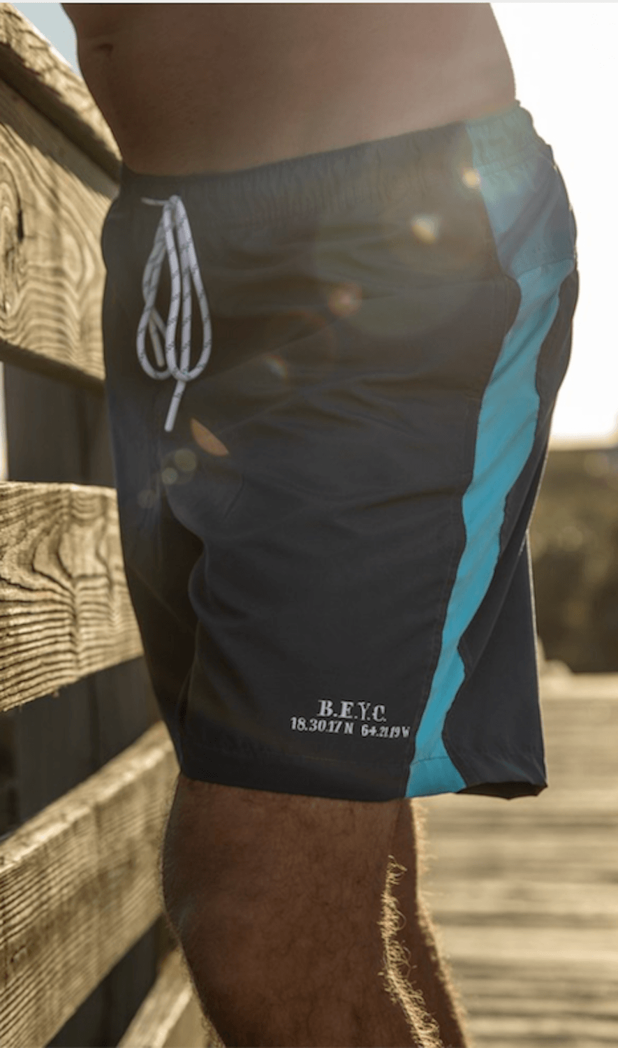 Color block swim trunks hotsell
