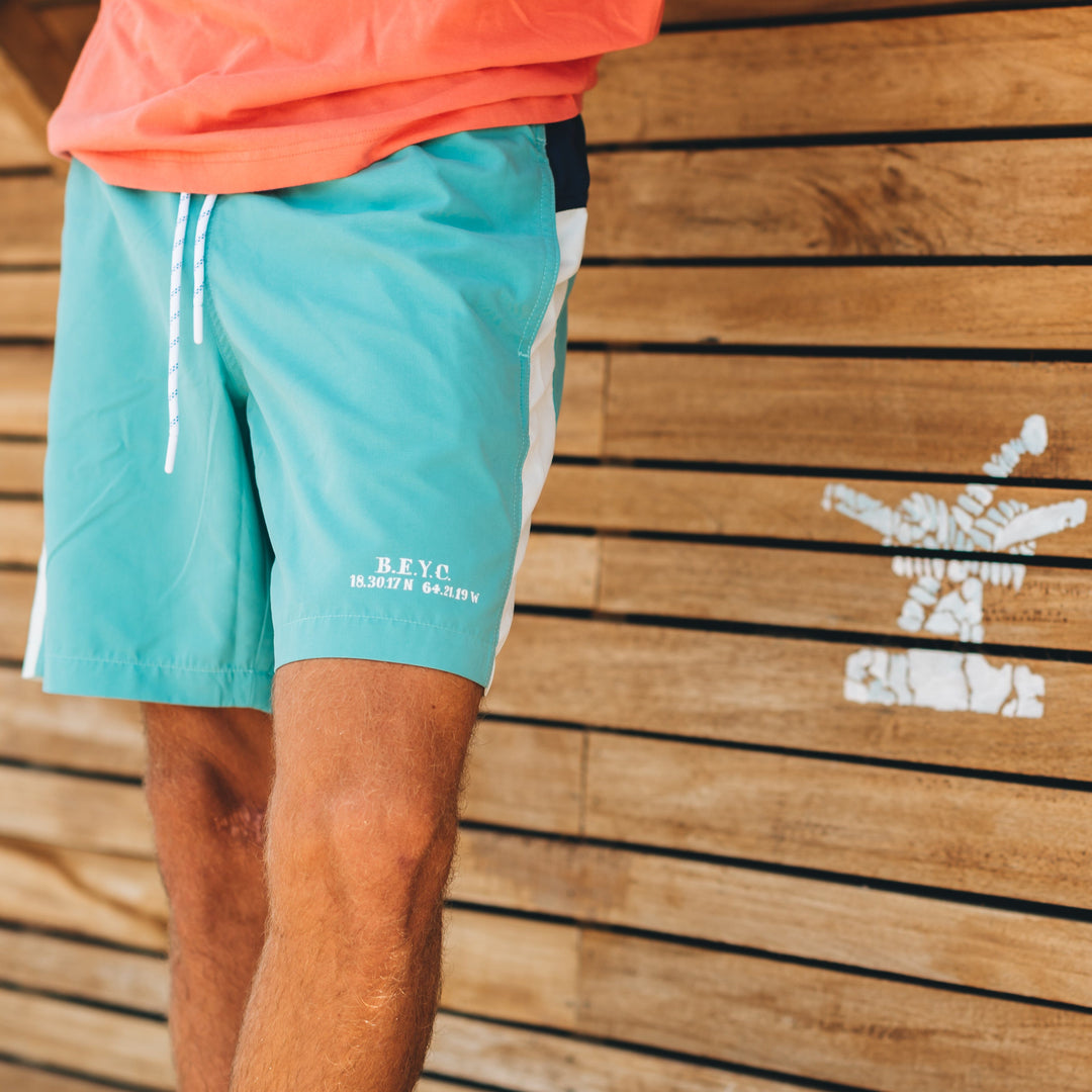 Men's Colorbllock Swim Trunks Bitter End Provisions
