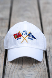 BVI & Bitter End Cross Flags Cap | X-Large Size-Accessories-Bitter End Provisions