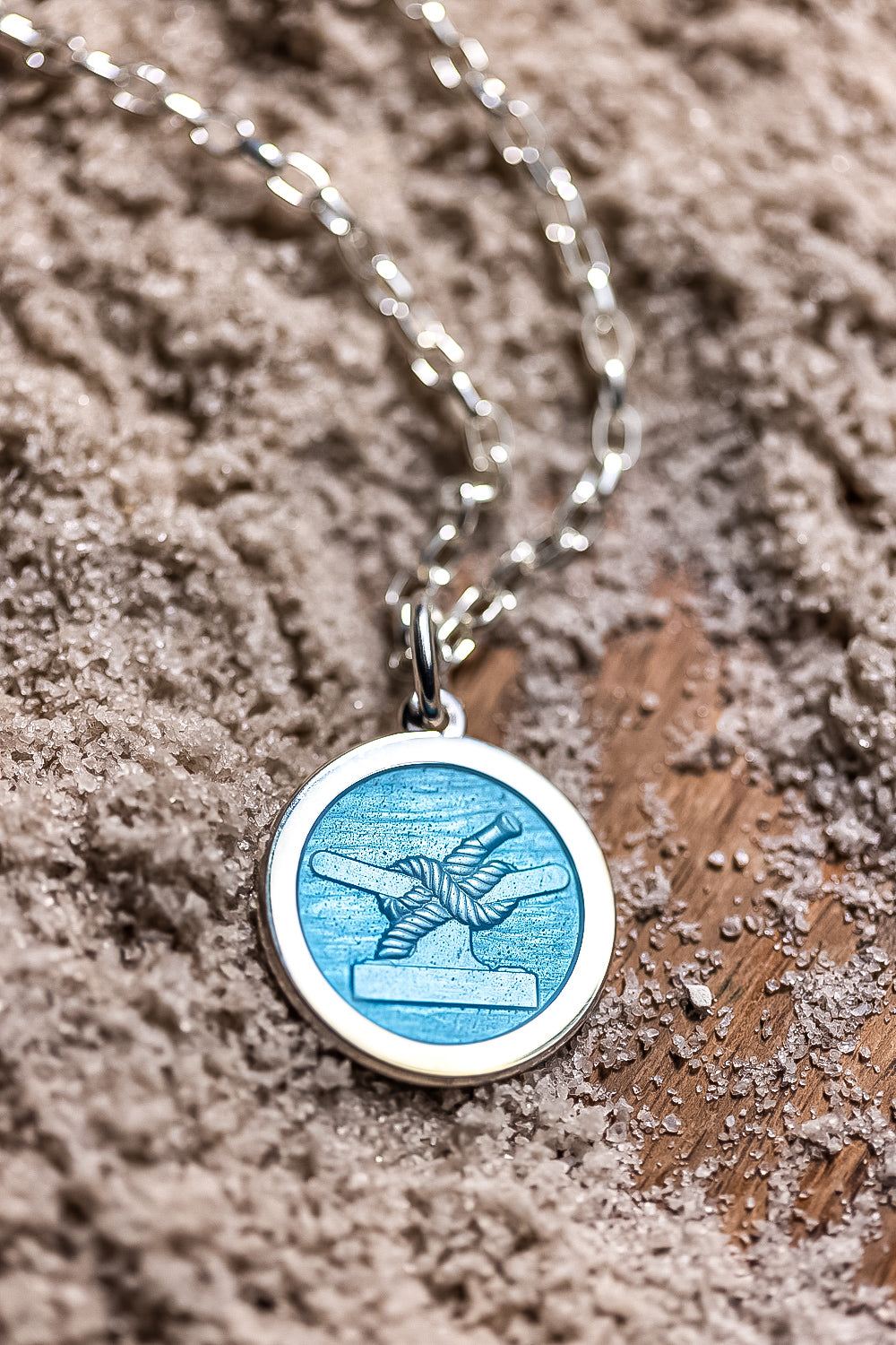Bitter End Coordinates Cleat Pendant Necklace-Accessories-Bitter End Provisions