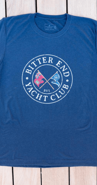 Men's Navy Cross Flags Tee | Bitter End Provisions
