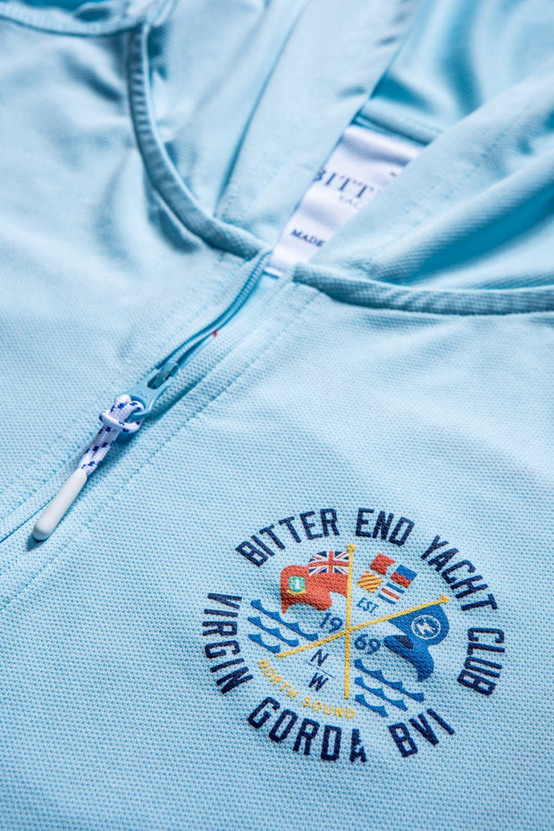 Women's Cross Flags Dritek Hoodie-Tops-Bitter End Provisions